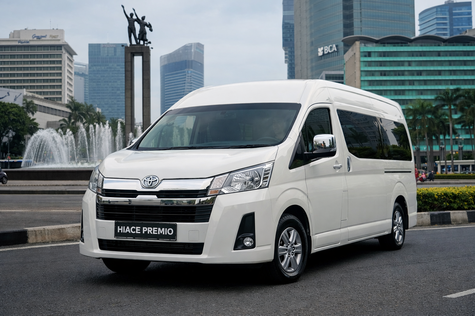 sewa hiace premio luxury